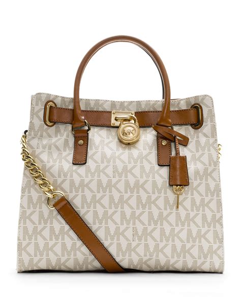 michael kors hamilton charcoal lg n/s tote|michael michael kors hamilton large n s tote cement .